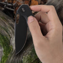 Wixco Pexston WX12-A – 3.3" 14C28N Clip Point Liner Lock Aluminum Knife