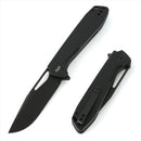 Wixco Ragnar WX11-A – 3.5" 14C28N Black G10 Liner Lock Flipper Knife