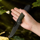 Wixco Ragnar WX11-A – 3.5" 14C28N Black G10 Liner Lock Flipper Knife