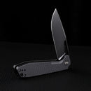 Wixco Ragnar WX11-A – 3.5" 14C28N Black G10 Liner Lock Flipper Knife