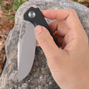 Wixco Ragnar WX11-B – 3.5" 14C28N Bead Blast Black G10 Liner Lock Knife