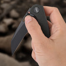 Wixco Wortex WX16-A – 3.1" 14C28N Liner Lock Black Micarta Knife
