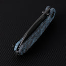 Wixco Wortex WX16-C – 3.1" 14C28N Liner Lock Sky Blue Carbon Fiber Knife