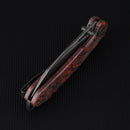 Wixco Wortex WX16-E – 3.1" 14C28N Liner Lock Red Carbon Fiber Knife