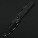 Critical Strike X504-BKBF open position showing Black VG10 blade