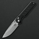Critical Strike X504-BKSA front view – 3.39" Satin VG10 folding knife