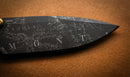 Benchmade Bugout Gold Class 535BK-251 Knife 3.24" M390 Black Cerakote — Fat Carbon & Titanium, AXIS Lock
