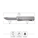 Remette ZL301C blade detail – hand-finished M390 drop point