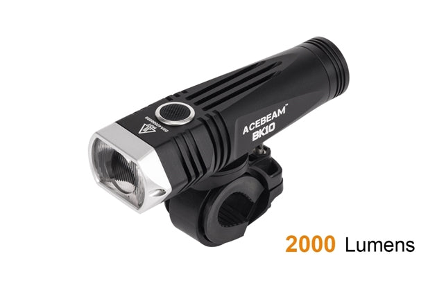 Acebeam BK10 2,000 Lumen Wide Angle Micro-USB Rechargeable Bicycle Light 1 x 21700 Battery
