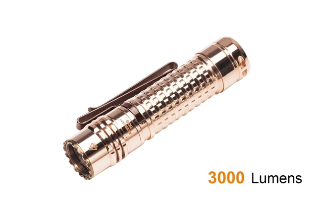 Acebeam TK18 Copper 3000 Lumen Flashlight 3 x SAMSUNG LH351D LED