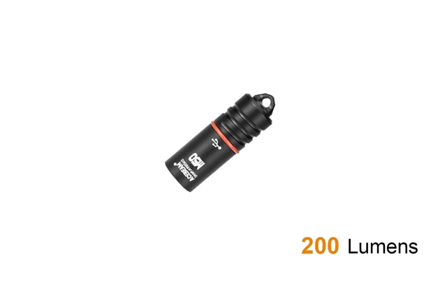 Acebeam M50 120 Lumen Rechargeable Keychain Light - 1*Nichia 219C CRI90 LED