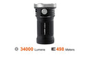Acebeam X80GT 2 34000 Lumen Flashlight 18 x CREE XHP50.3 LEDs 4 x 18650 Batteries Include