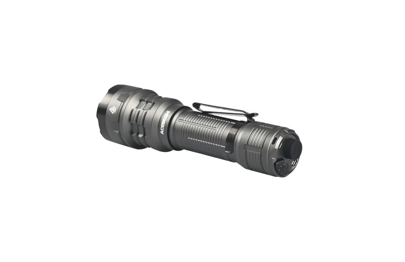 Acebeam P17 Gray 4900 Lumen High Powered Handheld Rechargeable Flashlight 1 x CREE XHP70.3 LED