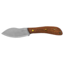 Condor Nessmuk Fixed Blade Knife With Leather Sheath 3.8in 1075 Steel Blade Walnut Handles