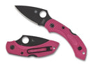 Spyderco Dragonfly 2 Lock Back Folding Knife 2.3 In CPM S30V Blade  Pink Handles