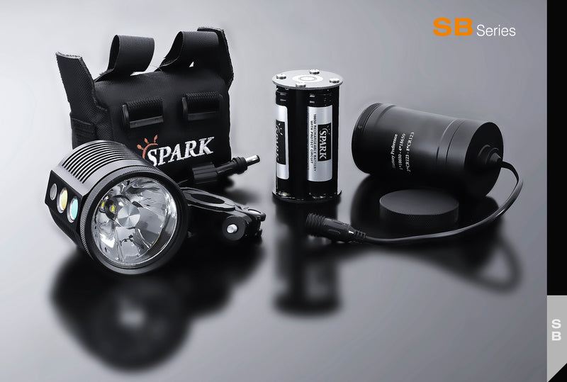 Spark SB100-NW 4 x 18650 CREE XM L2 Neutral White 550 Lumen LED Bicycle Flashllight