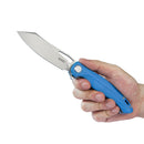 Kubey Knife Drake Liner Lock Folding Knife 3.7in AUS-10 Steel Blade G10 Handles - KB239D