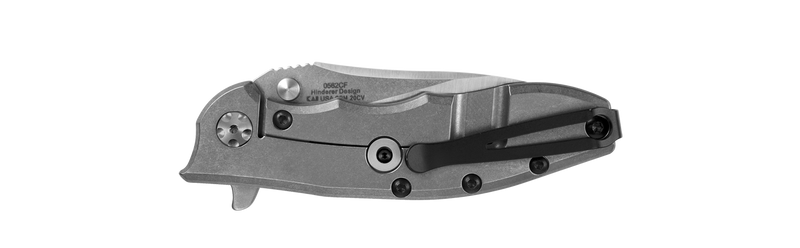 Zero Tolerance 0562CF Carbon Fiber Hinderer Slicer Folding Knife (3.5 inch Blade)