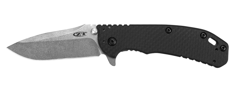 Zero Tolerance 0566CF Spring Assisted  Folding Knife (3.25 Inch Blade)