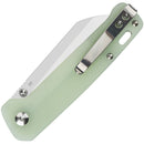 QSP Knife Penguin Linerlock Jade G-10 Handles 3in D2 Steel Blade - QS130-V