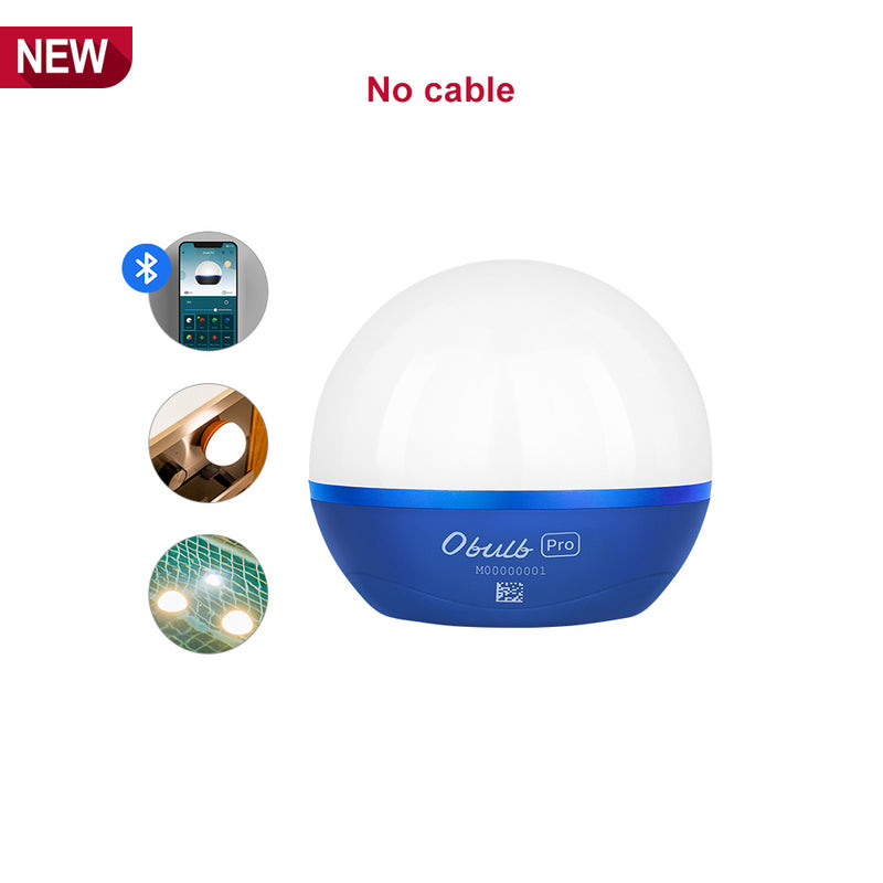 Olight Obulb Pro Multicolor Rechargeable 240 Lumen Bluetooth App Control Light - Blue