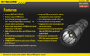 Nitecore P20 1 x 18650 / 2 (R)CR123A CREE XM-L2 T6 800 Lumen LED Flashlight