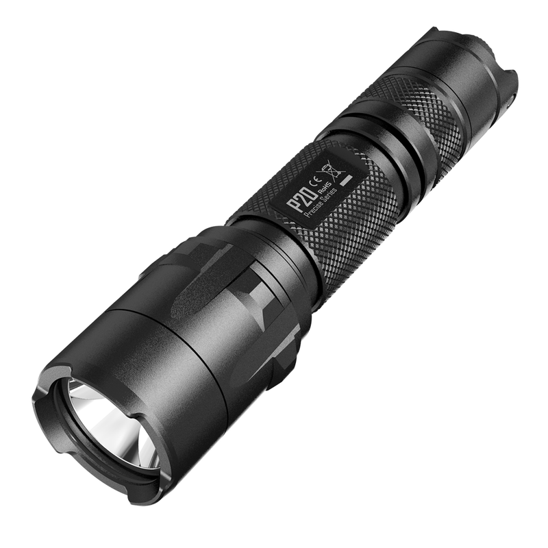 cree led 800 lumen rechargeable flashlight torch lamp Nitecore P20 1 x 18650 / 2 (R)CR123A CREE XM-L2 T6 800 Lumen LED Flash