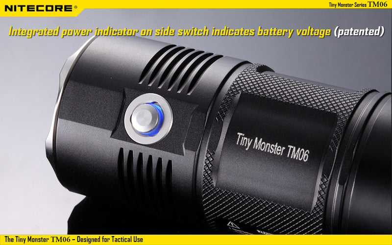 cree xm-l u2 rechargeable led flashlight gen 2 Nitecore Tiny Monster TM06 4 x 18650 CREE XM-L2 U2 3800 Lumen LED Flashlight