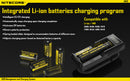 Nitecore UM10 Single Bay Battery Charger with LCD Display