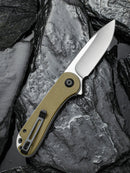 Civivi C907S Elementum Folding Knife Olive Micarta Handle 2.96in D2 Steel Blade