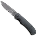 CRKT Incendor 6875 Ken Steigerwalt Designed Combo Edge w/ Veff Serrations Folding Knife (2.96 Inch Blade)