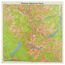 Topographic Map Cotton Bandana - Glacier National Park