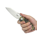 Kubey Knife Drake Liner Lock Folding Knife 3.46in S30V Steel Blade G10 Handles - KU310B