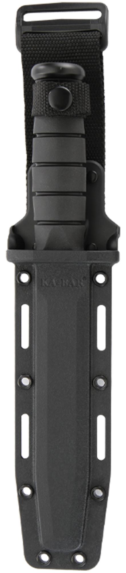 Ka-Bar Full Size Black Fighting / Utility Fixed Blade Knife 1095 Steel