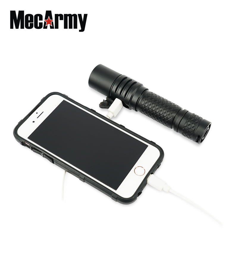 MecArmy MOT10 1000 Lumen CREE XPL-HI V3 LED USB Rechargeable Flashlight and Powerbank