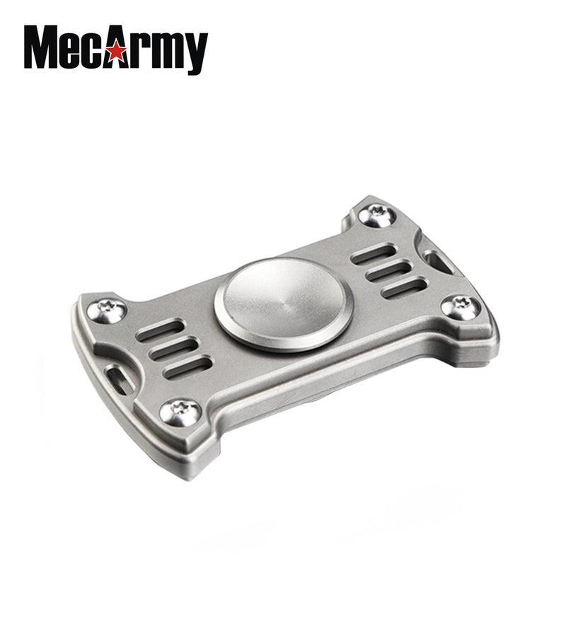 MecArmy GP1 Titanium Fidget Spinner-Titanium Sandblasted