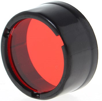 Nitecore Diffuser/Filter for 25.4mm Head Flashlight - Red NFR25