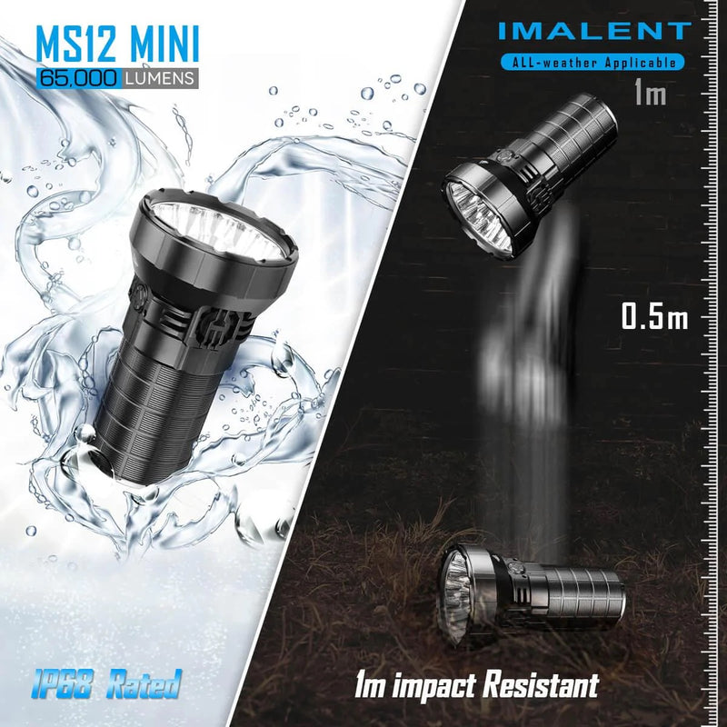 Imalent MS12 Mini 65000 Lumen High Powered Rechargeable Flashlight 12 Imalent MS12 Mini 65000 Lumen High Powered Rechargeable Flashlight 12