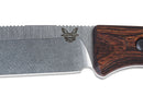 Benchmade 15002 Saddle Mountain Skinner Fixed Blade Knife 4.2in S30V Steel Blade - Leather Sheath