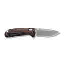 Benchmade Hunt North Fork 15032 Folding Knife 3in S30V Steel Stabilized Wood Handles