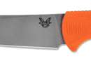 Benchmade 15500 Meatcrafter Fixed Blade Knife 6in CPM-154 Steel Blade Orange Santoprene Handle