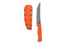 Benchmade 15500 Meatcrafter Fixed Blade Knife 6in CPM-154 Steel Blade Orange Santoprene Handle