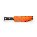 Benchmade 15500OR-2 Meatcrafter Fixed Blade Knife 6.08in S45VN Orange Steel Blade Carbon Fiber Handles