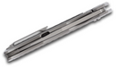 ArtisanCutlery Megahawk Flipper Knife 3.62" S35VN Wharncliffe Blade, Gray Titanium Handles with Carbon Fiber Inlays - 1809G-GYS
