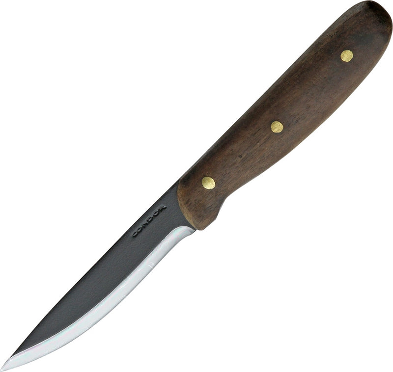 Condor Sapien Knife w/ Leather Sheath - Micarta Handle