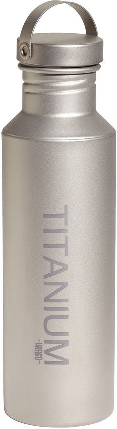 VARGO Titanium Water Bottle with Titanium Lid