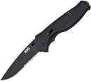 SOG Flash II 1/2 Serrated Black Blade TiNi Assisted Opening Knife