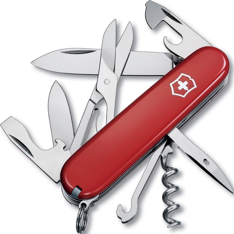 Victorinox Swiss Army Climber Red Multitool w/ Pouch