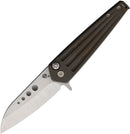 Medford Knife Nosferatu Flipper S35VN Bronze Anodized Titanium Handles