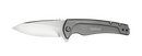 Kershaw 1810 Intellect Assisted Flipper 3" Polished Drop Point Blade, Stainless Steel Handles